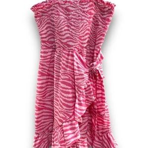 NWT Vero Moda Zebra Print Mini Dress Ruffle
Pink Size M
